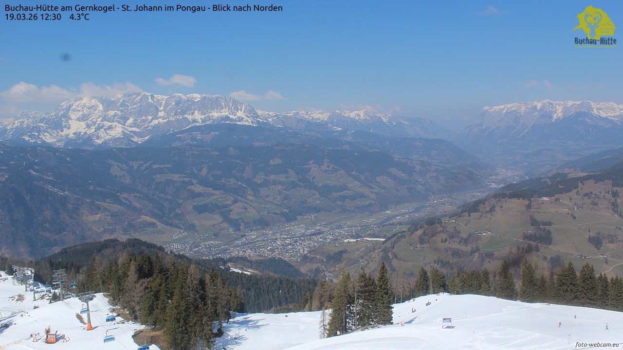 Archiv Foto Webcam Buchau-Hütte am Gernkogel - St. Johann