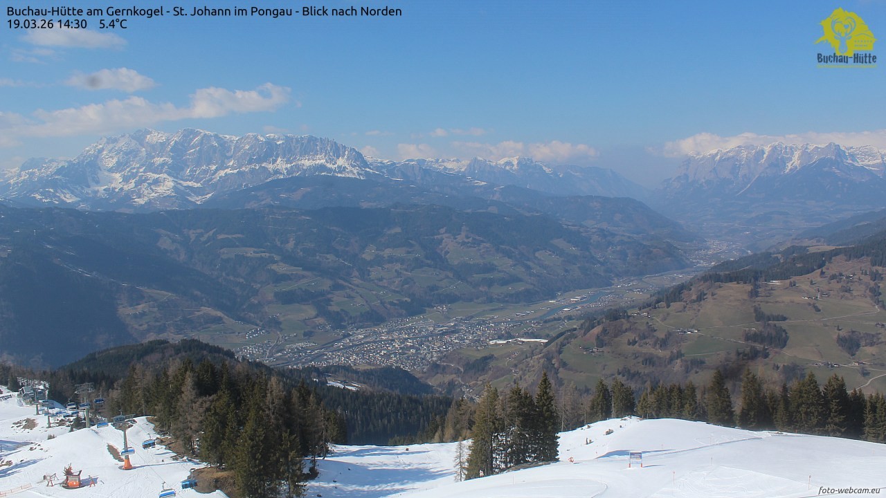 Archiv Foto Webcam Buchau-Hütte am Gernkogel - St. Johann