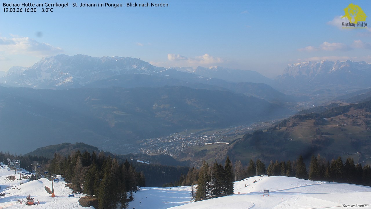 Archived image Webcam Gernkogel - View to the North