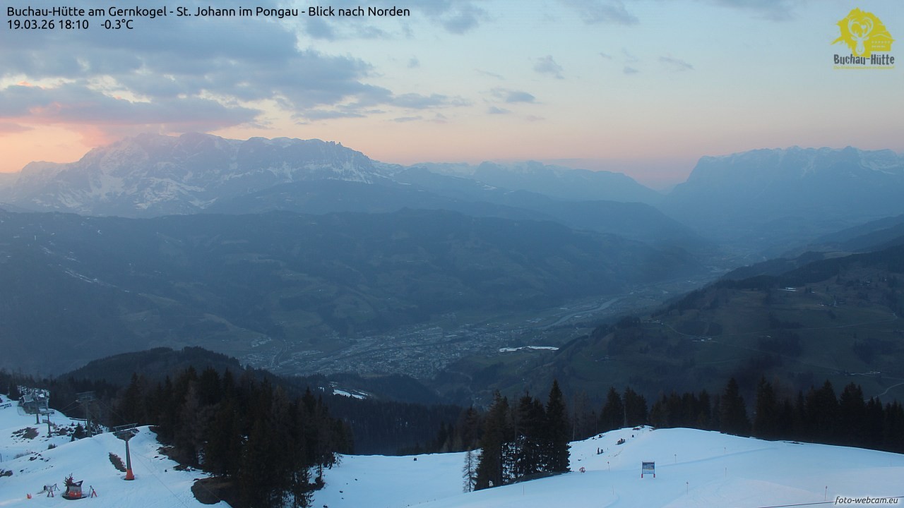 Archived image Webcam Gernkogel - View to the North