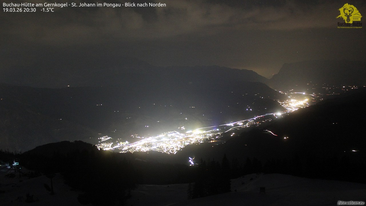 Archived image Webcam Gernkogel - View to the North
