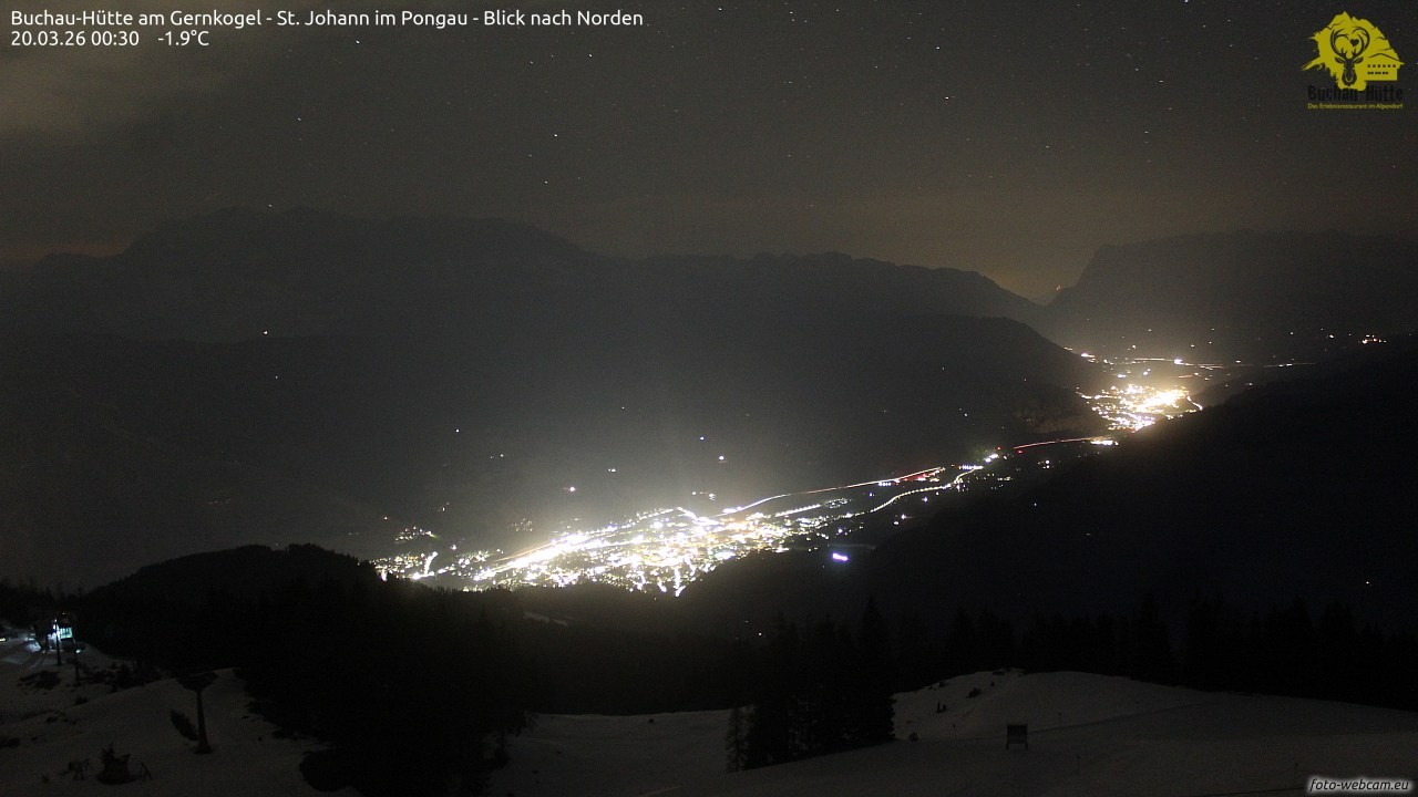 Archiv Foto Webcam Buchau-Hütte am Gernkogel - St. Johann