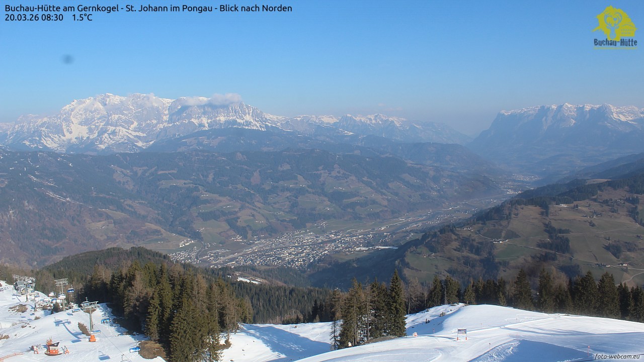 Archiv Foto Webcam Buchau-Hütte am Gernkogel - St. Johann