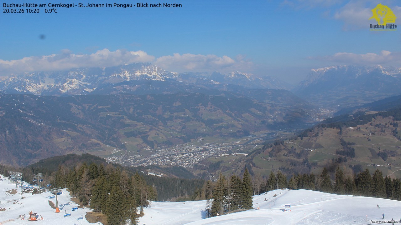 Archiv Foto Webcam Buchau-Hütte am Gernkogel - St. Johann