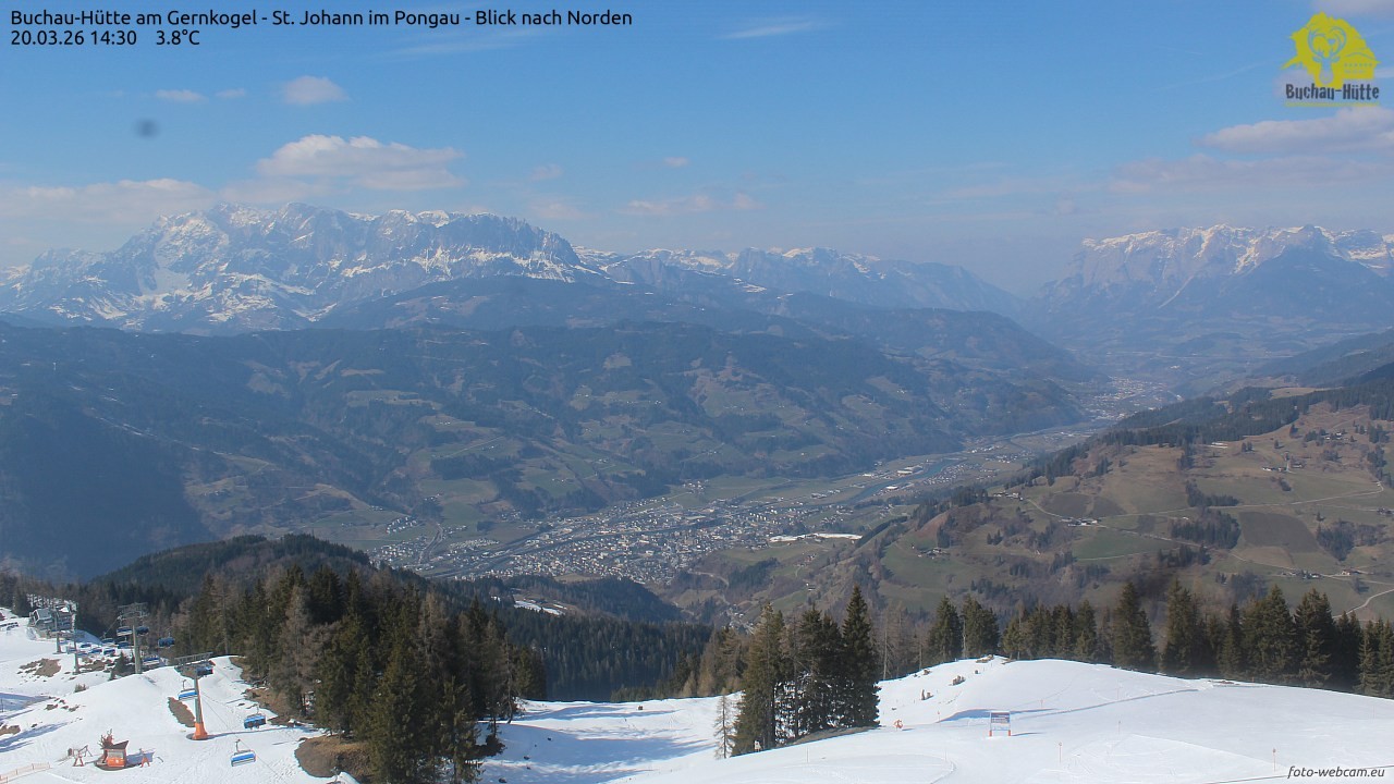 Archiv Foto Webcam Buchau-Hütte am Gernkogel - St. Johann