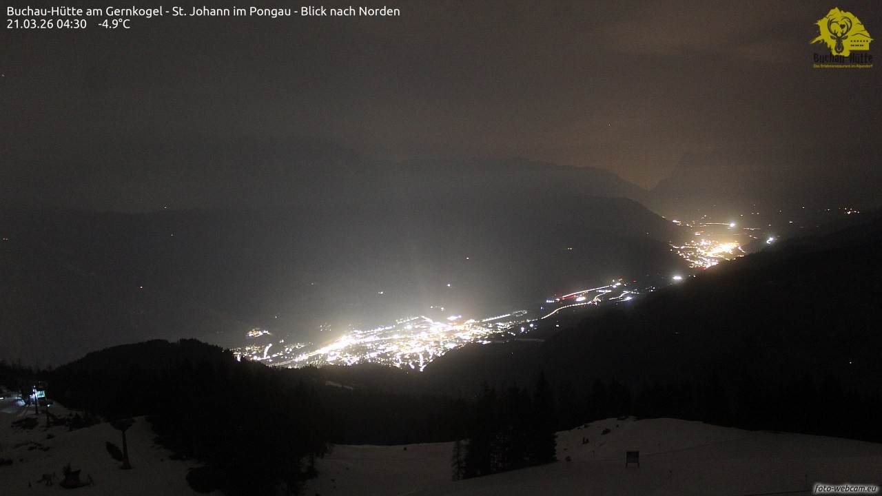 Archived image Webcam Gernkogel - View to the North