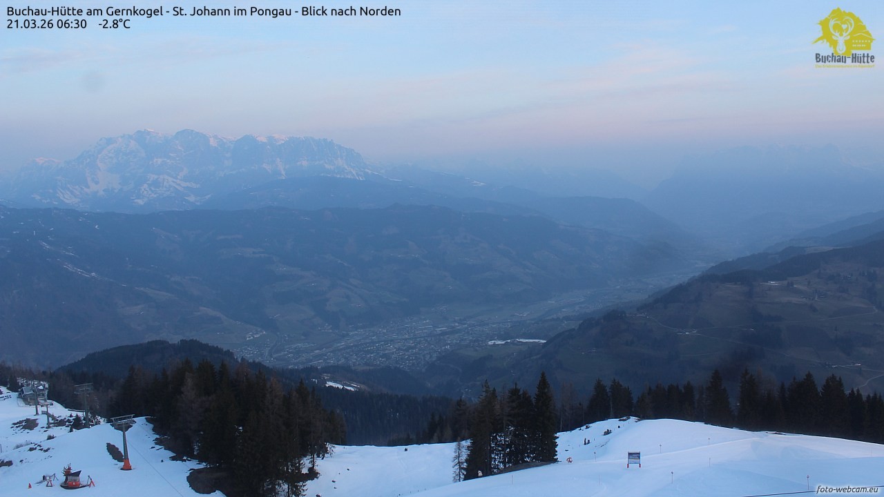 Archived image Webcam Gernkogel - View to the North