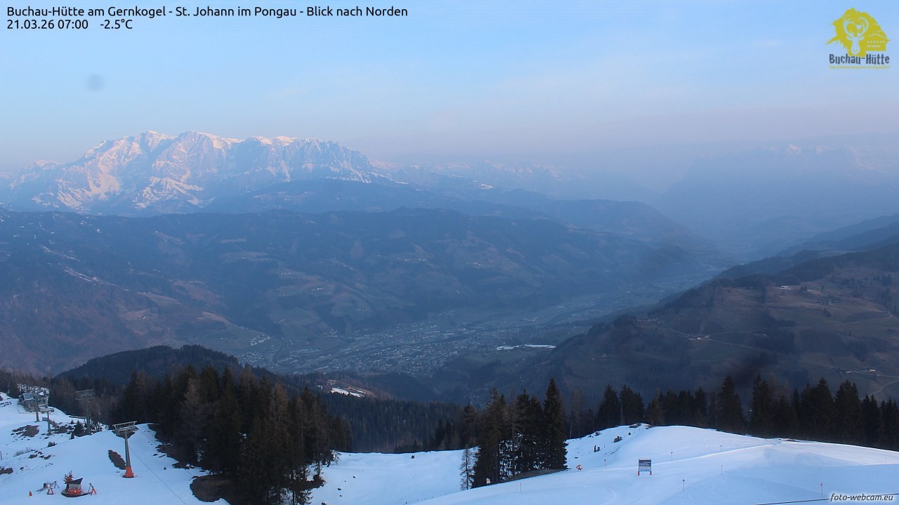 Archived image Webcam Gernkogel - View to the North