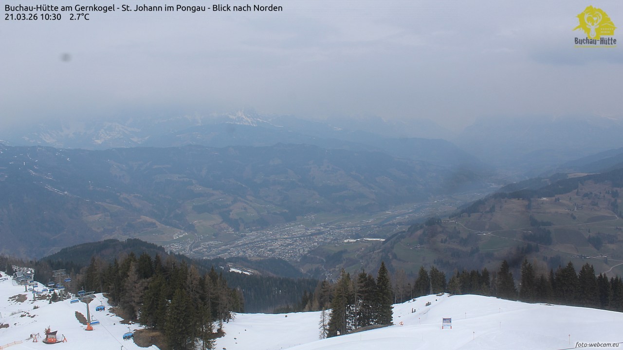Archived image Webcam Gernkogel - View to the North