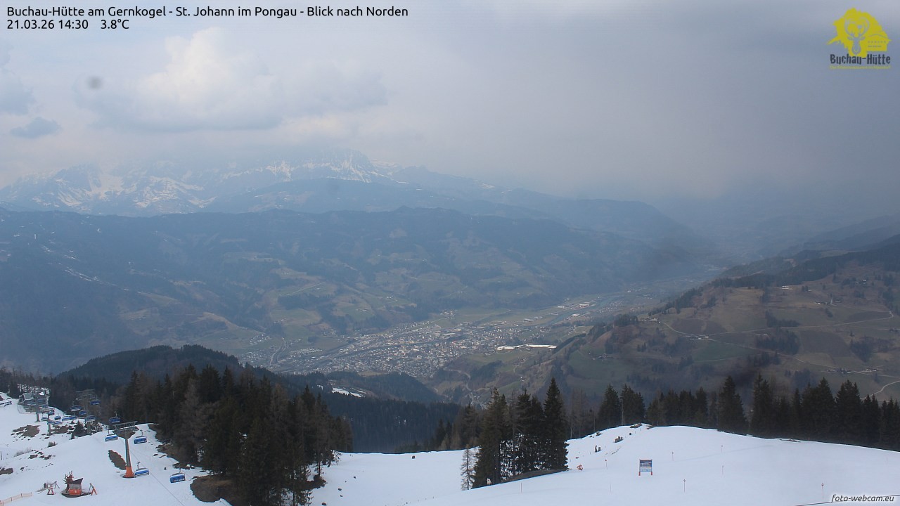 Archiv Foto Webcam Buchau-Hütte am Gernkogel - St. Johann