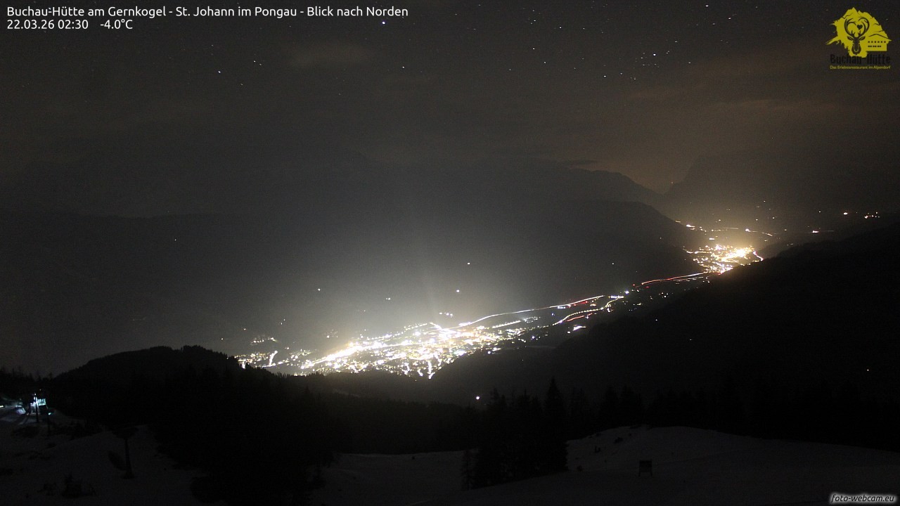 Archiv Foto Webcam Buchau-Hütte am Gernkogel - St. Johann