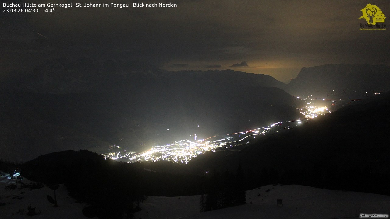 Archiv Foto Webcam Buchau-Hütte am Gernkogel - St. Johann