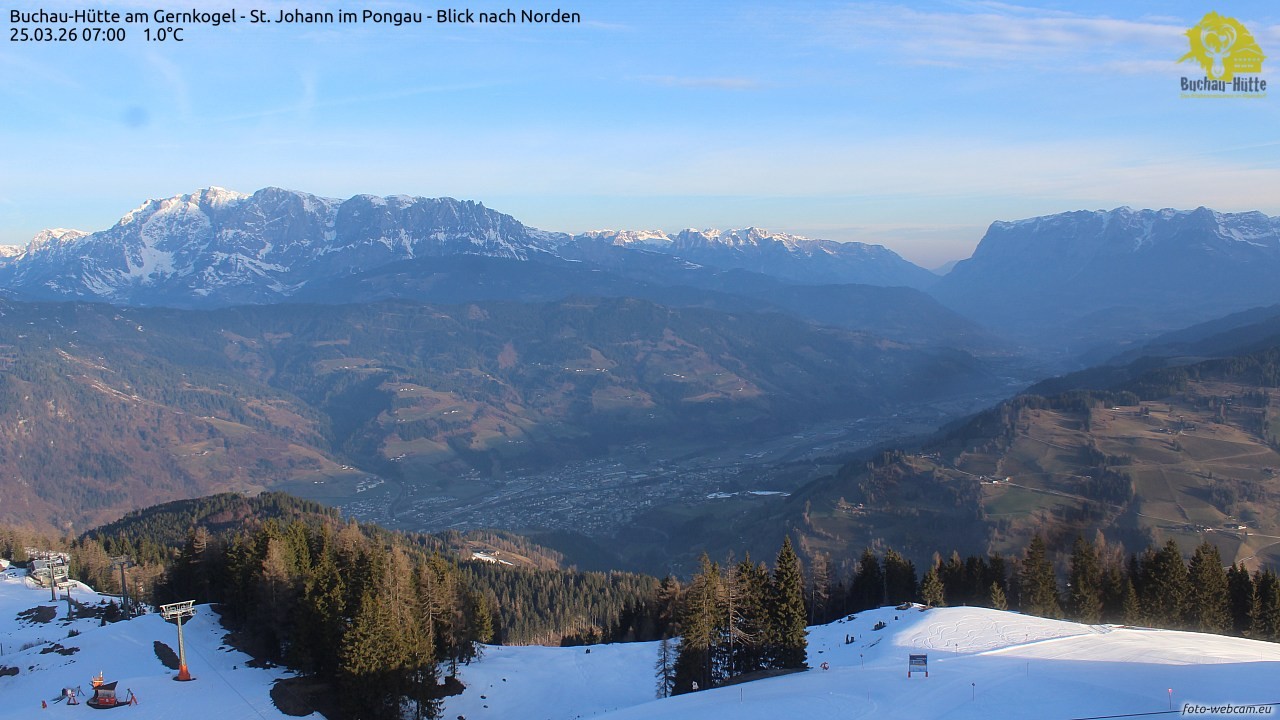 Archiv Foto Webcam Buchau-Hütte am Gernkogel - St. Johann