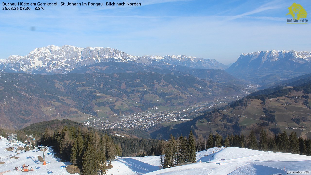 Archiv Foto Webcam Buchau-Hütte am Gernkogel - St. Johann