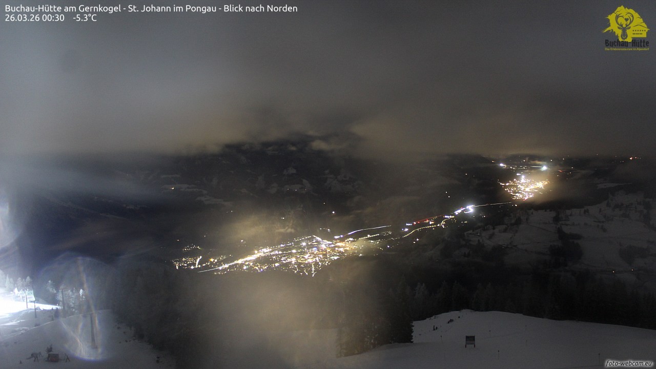 Archiv Foto Webcam Buchau-Hütte am Gernkogel - St. Johann