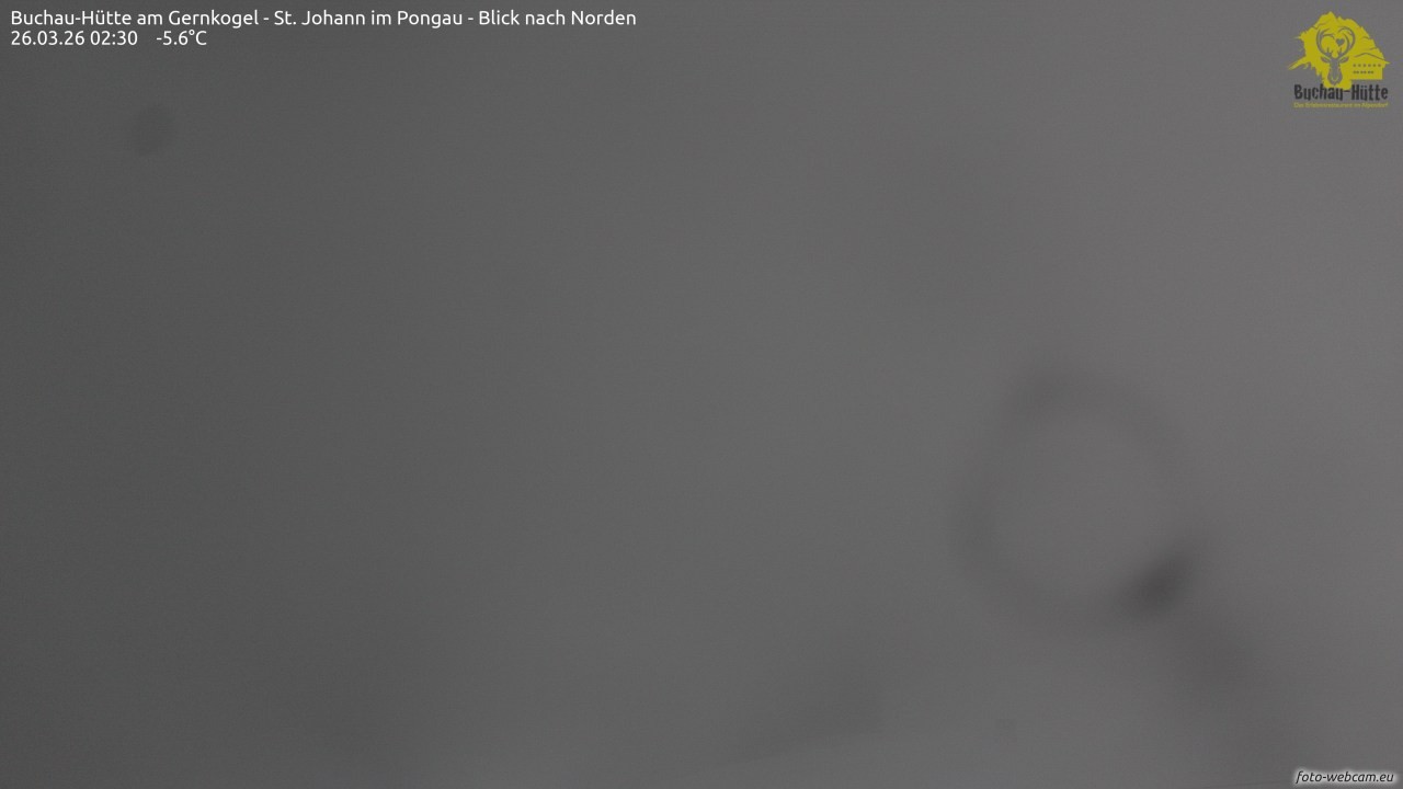 Archiv Foto Webcam Buchau-Hütte am Gernkogel - St. Johann
