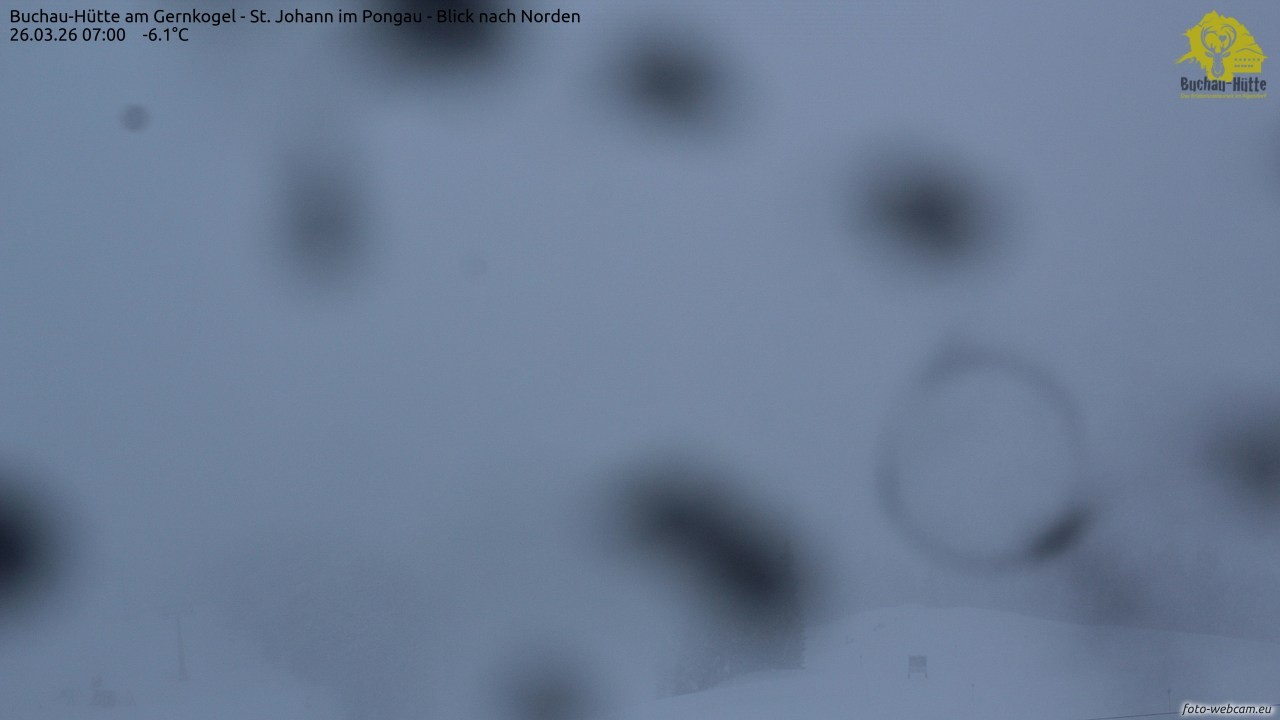 Archiv Foto Webcam Buchau-Hütte am Gernkogel - St. Johann