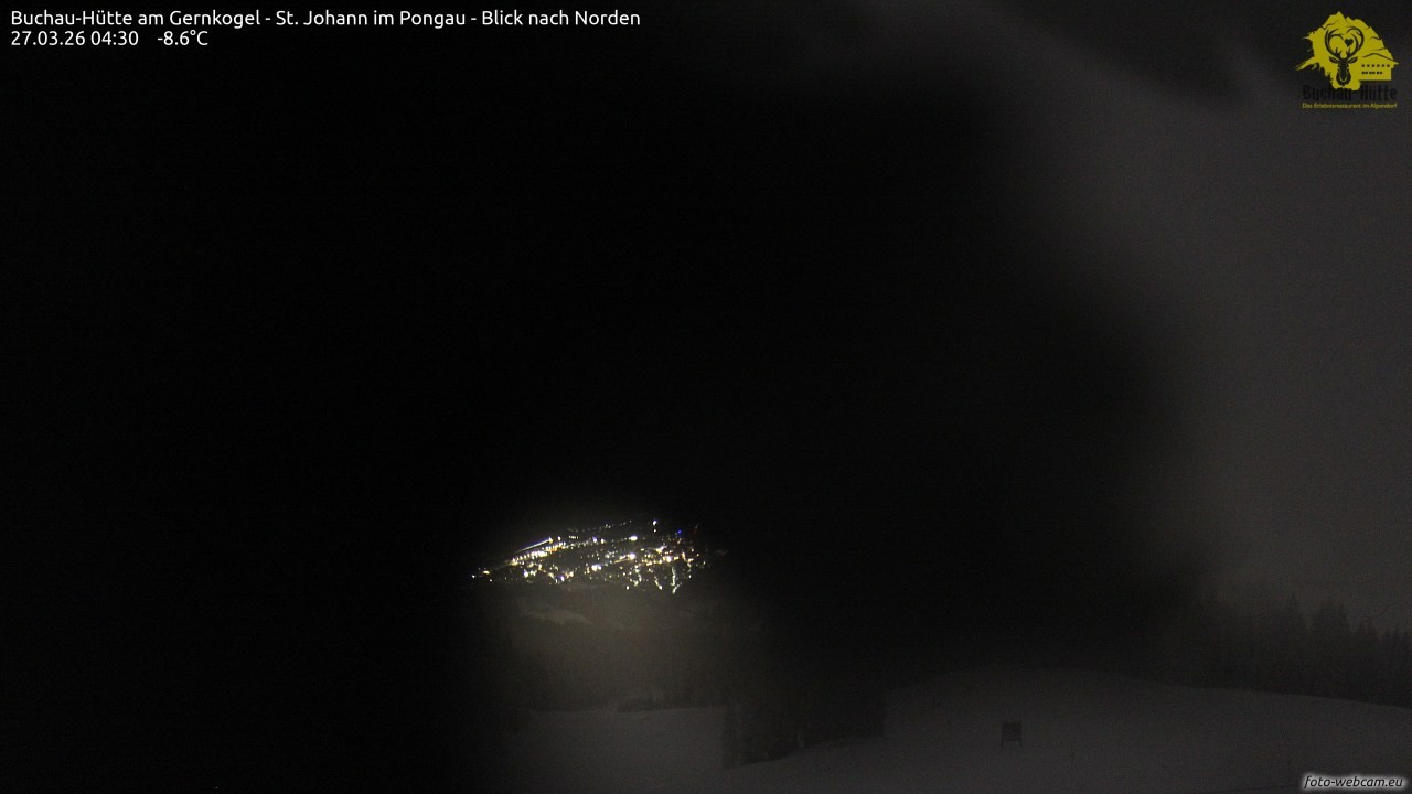Archiv Foto Webcam Buchau-Hütte am Gernkogel - St. Johann