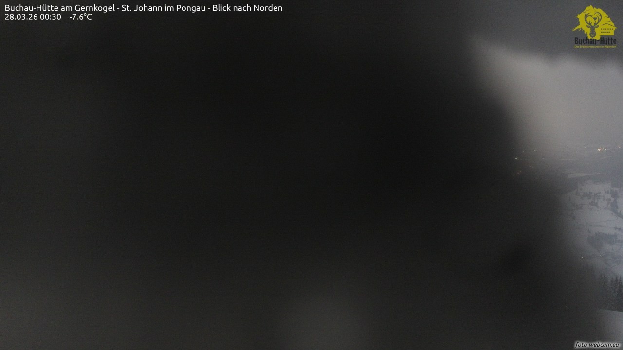 Archiv Foto Webcam Buchau-Hütte am Gernkogel - St. Johann