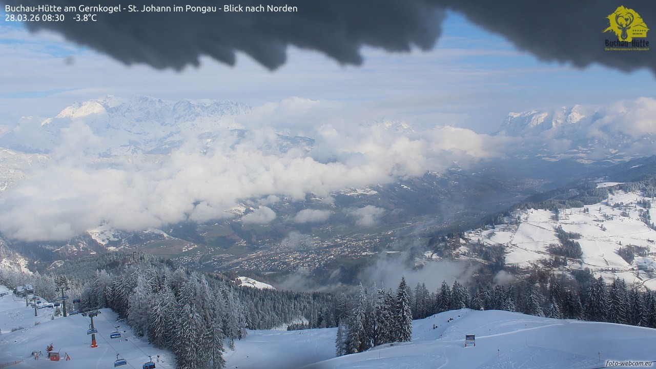 Archived image Webcam Gernkogel - View to the North