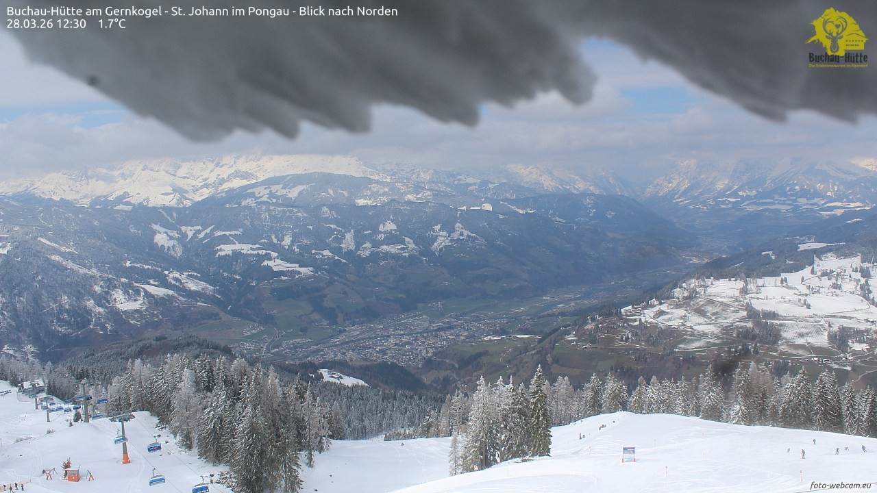 Archived image Webcam Gernkogel - View to the North