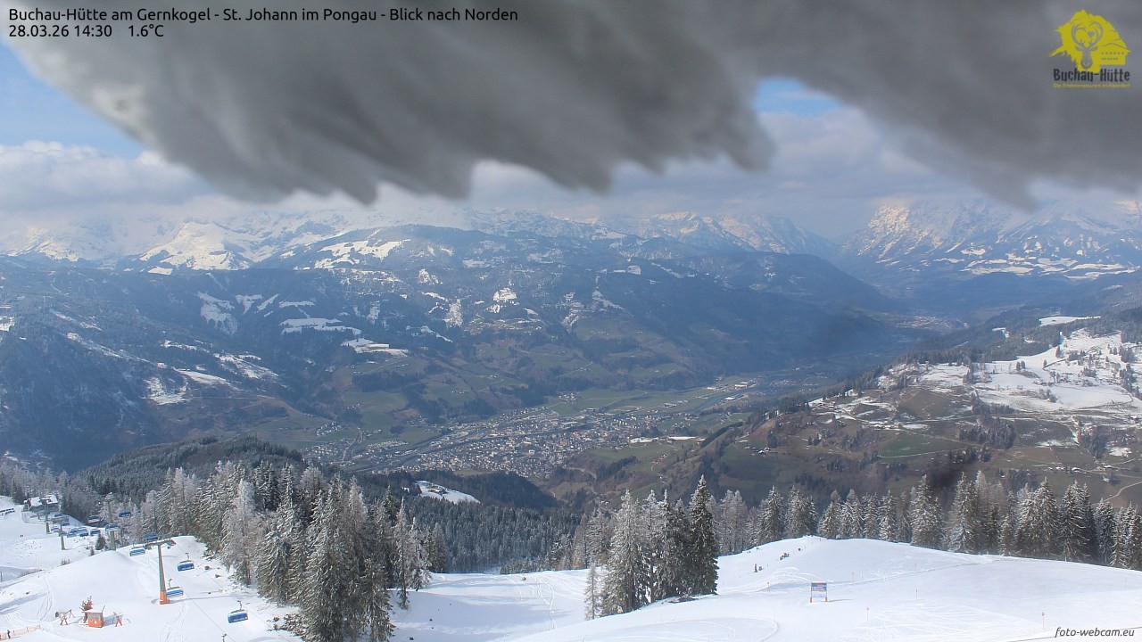 Archived image Webcam Gernkogel - View to the North