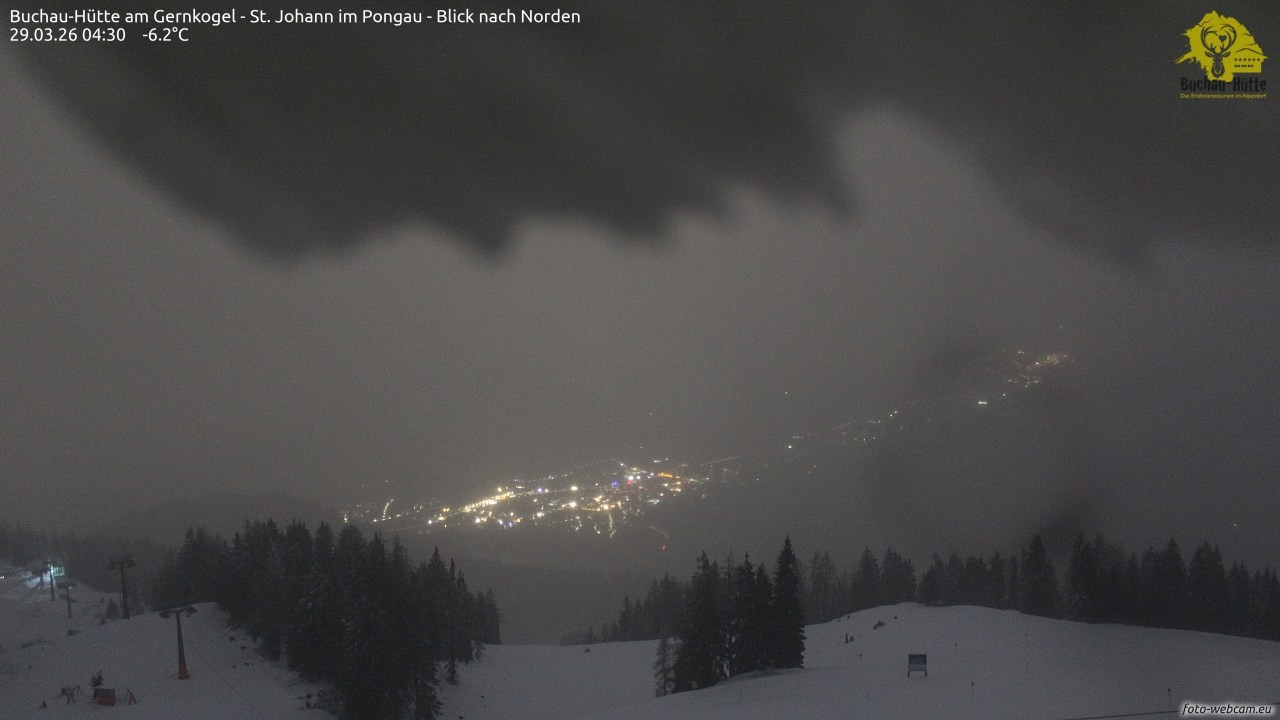 Archiv Foto Webcam Buchau-Hütte am Gernkogel - St. Johann