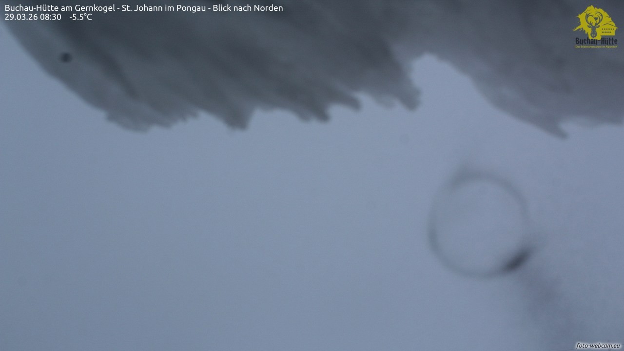 Archiv Foto Webcam Buchau-Hütte am Gernkogel - St. Johann