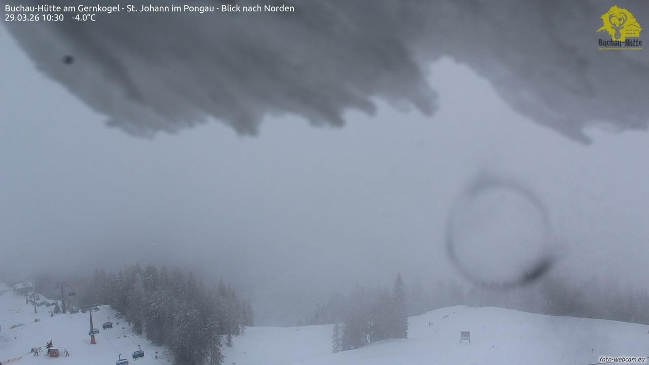 Archiv Foto Webcam Buchau-Hütte am Gernkogel - St. Johann
