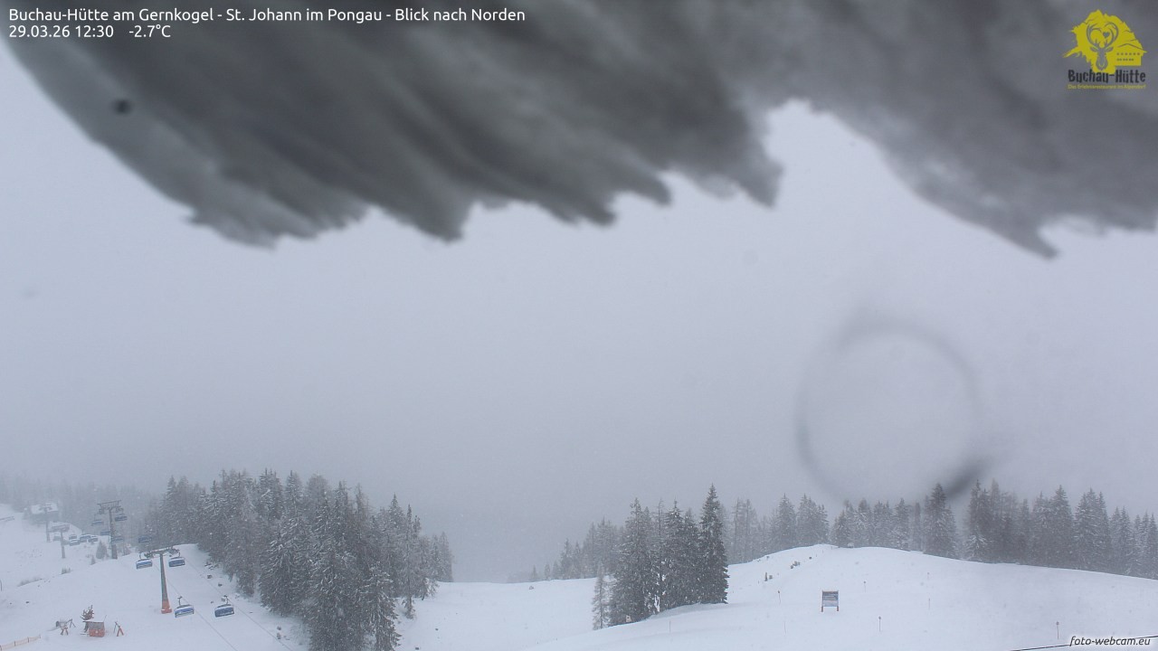 Archiv Foto Webcam Buchau-Hütte am Gernkogel - St. Johann