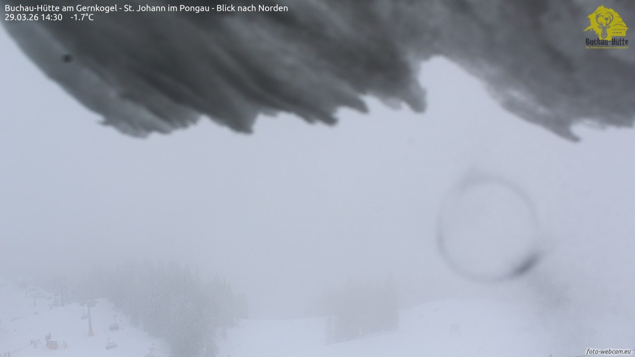 Archiv Foto Webcam Buchau-Hütte am Gernkogel - St. Johann