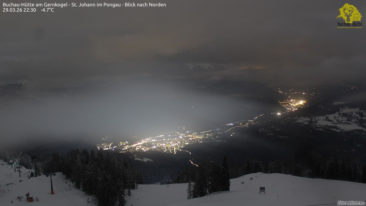 Archiv Foto Webcam Buchau-Hütte am Gernkogel - St. Johann