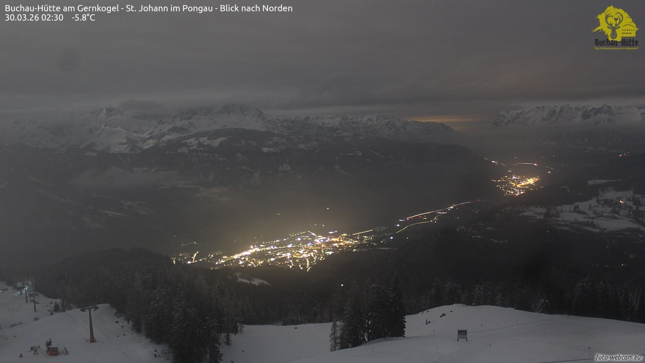 Archived image Webcam Gernkogel - View to the North