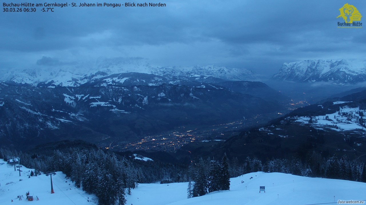 Archived image Webcam Gernkogel - View to the North