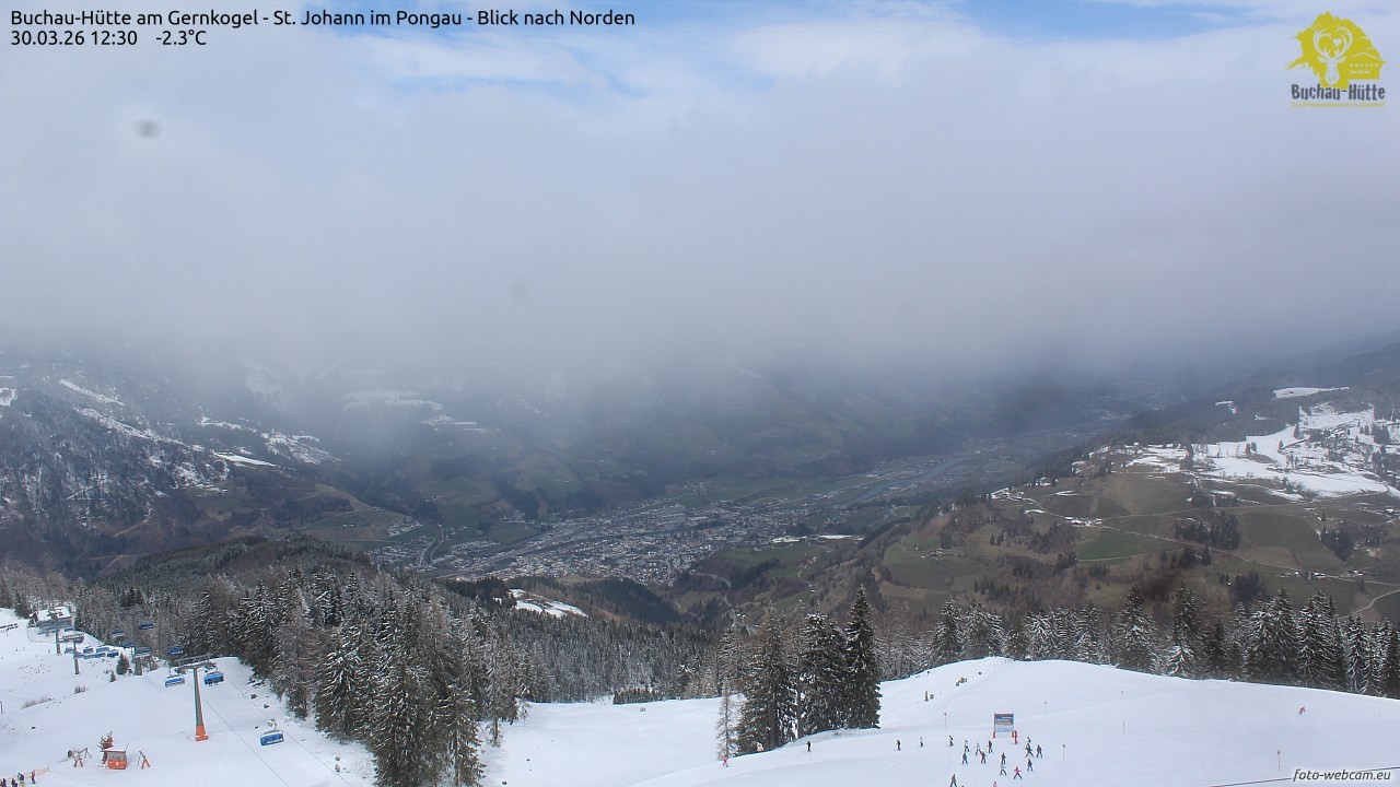 Archived image Webcam Gernkogel - View to the North