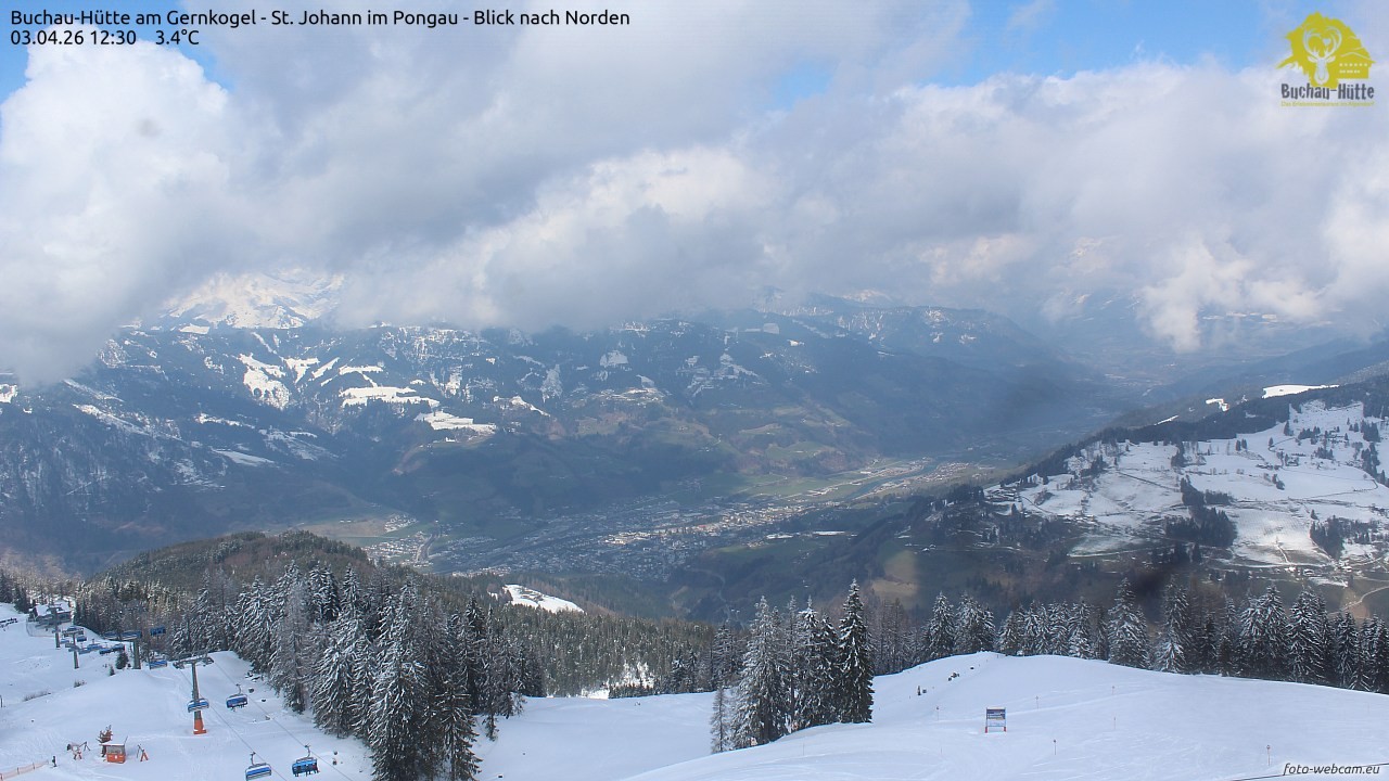 Archiv Foto Webcam Buchau-Hütte am Gernkogel - St. Johann