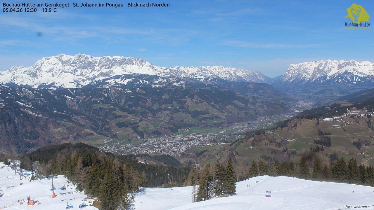 Archiv Foto Webcam Buchau-Hütte am Gernkogel - St. Johann