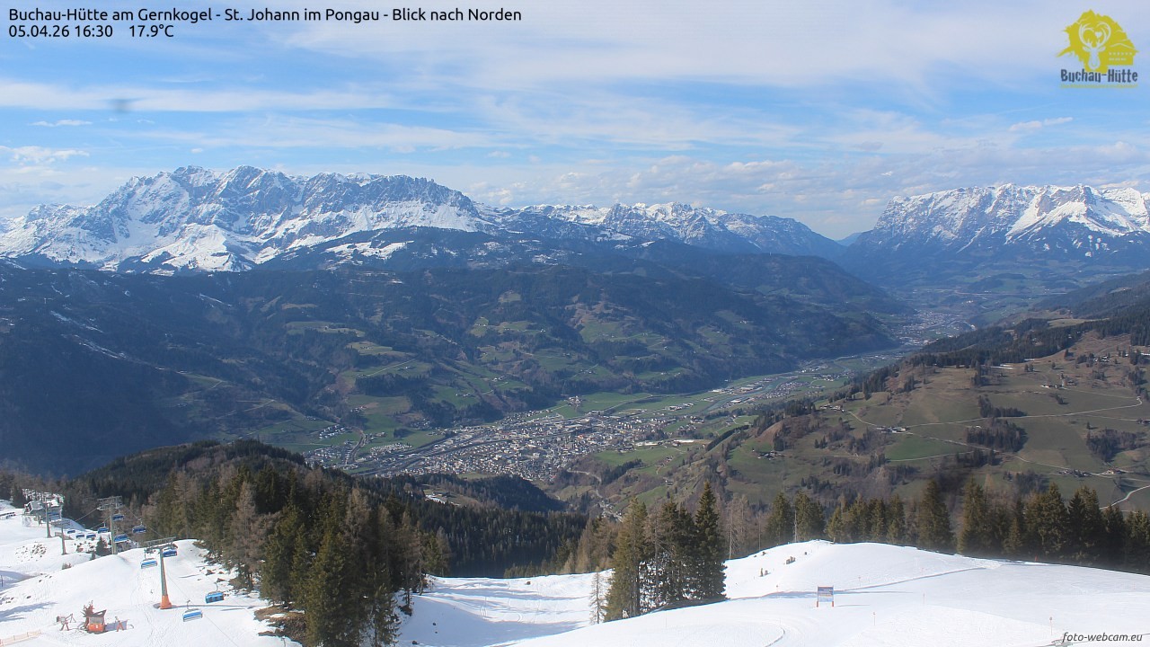 Archiv Foto Webcam Buchau-Hütte am Gernkogel - St. Johann