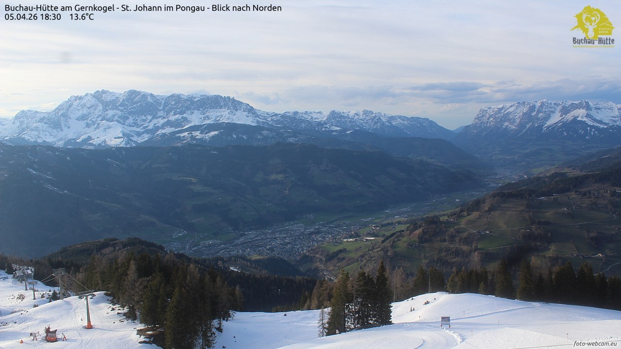 Archiv Foto Webcam Buchau-Hütte am Gernkogel - St. Johann