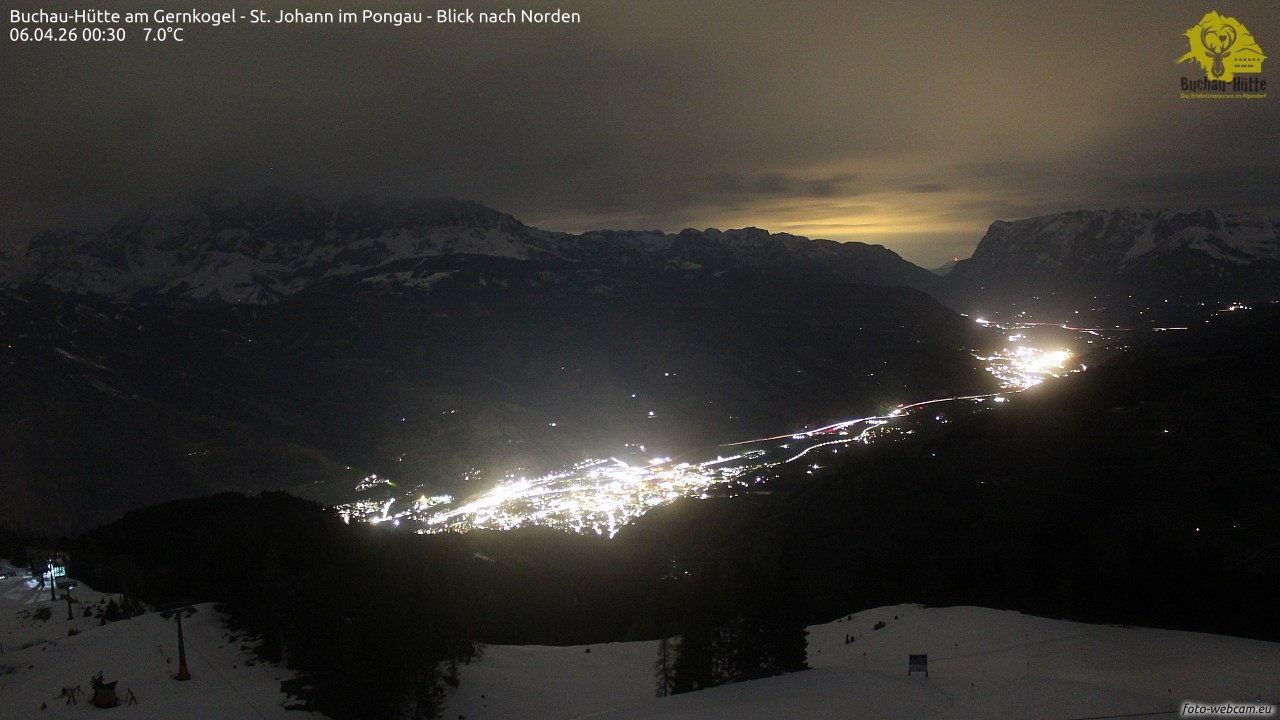 Archiv Foto Webcam Buchau-Hütte am Gernkogel - St. Johann