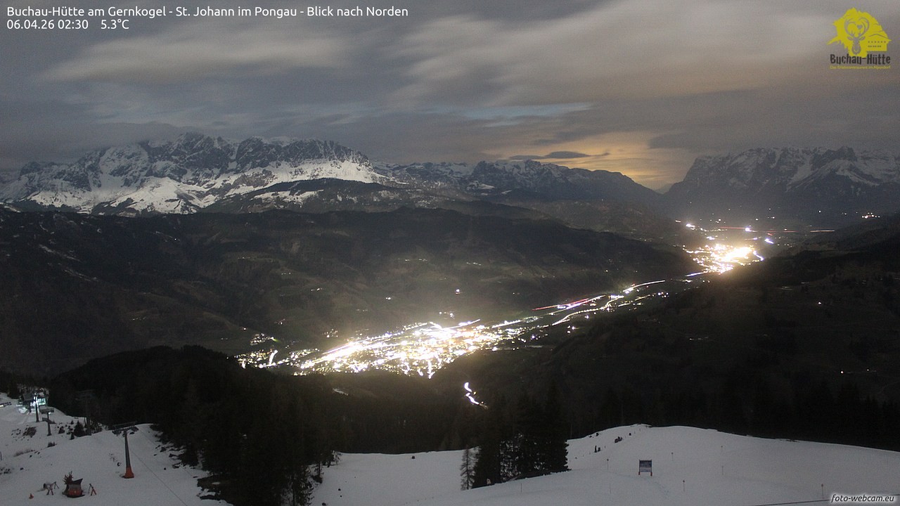Archiv Foto Webcam Buchau-Hütte am Gernkogel - St. Johann