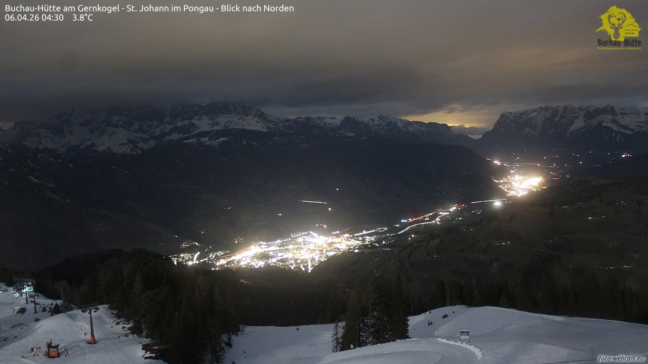 Archiv Foto Webcam Buchau-Hütte am Gernkogel - St. Johann