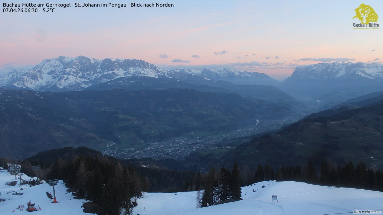 Archiv Foto Webcam Buchau-Hütte am Gernkogel - St. Johann