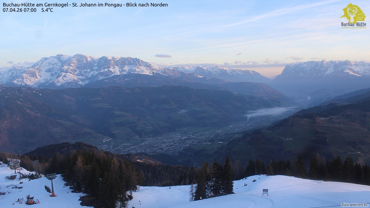 Archiv Foto Webcam Buchau-Hütte am Gernkogel - St. Johann