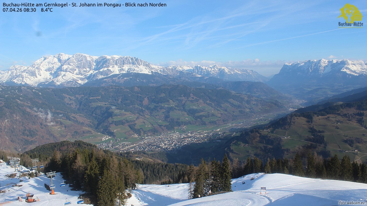 Archiv Foto Webcam Buchau-Hütte am Gernkogel - St. Johann