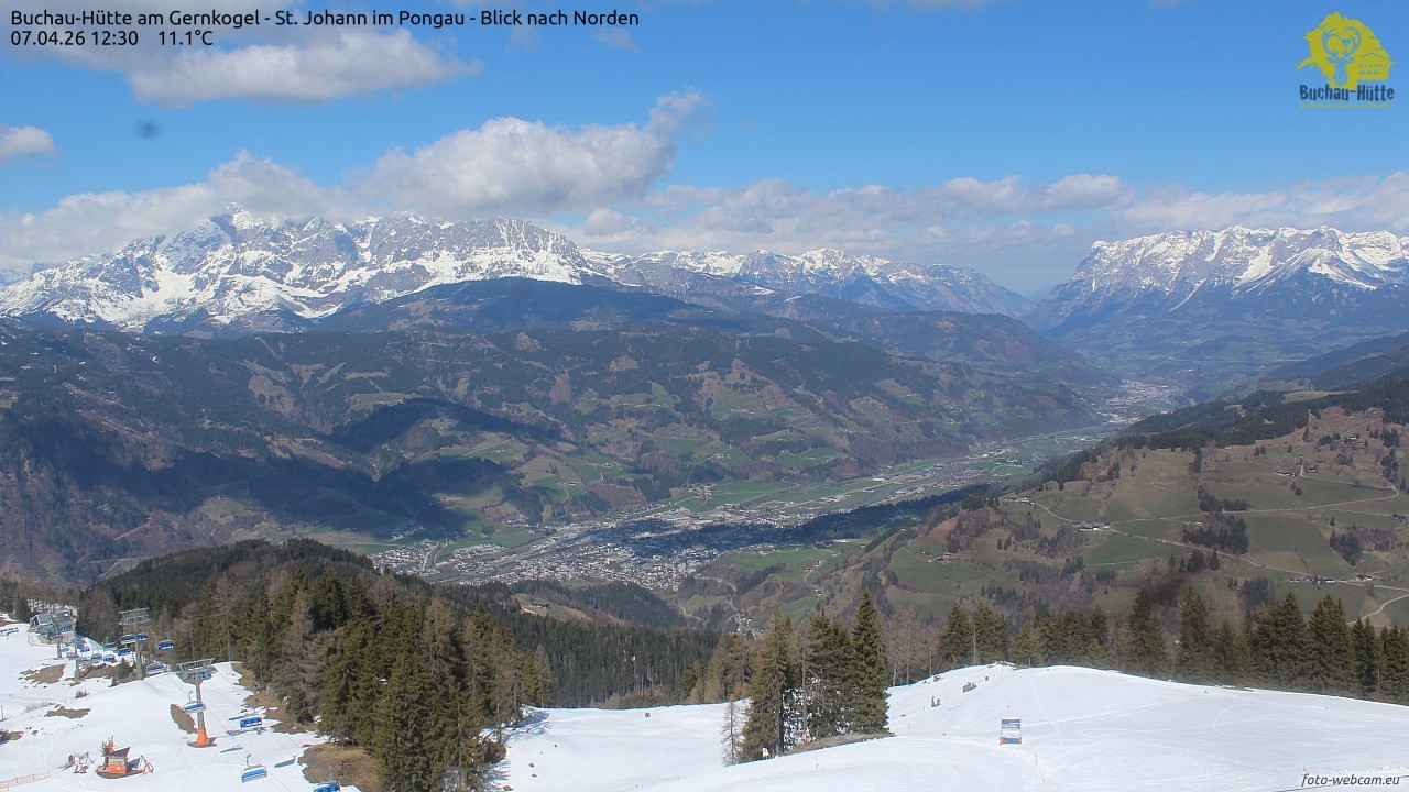 Archiv Foto Webcam Buchau-Hütte am Gernkogel - St. Johann
