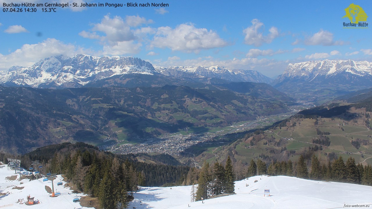 Archiv Foto Webcam Buchau-Hütte am Gernkogel - St. Johann