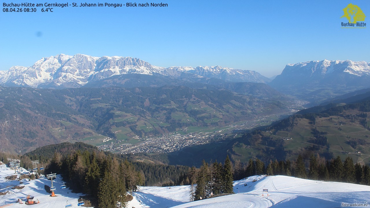 Archived image Webcam Gernkogel - View to the North