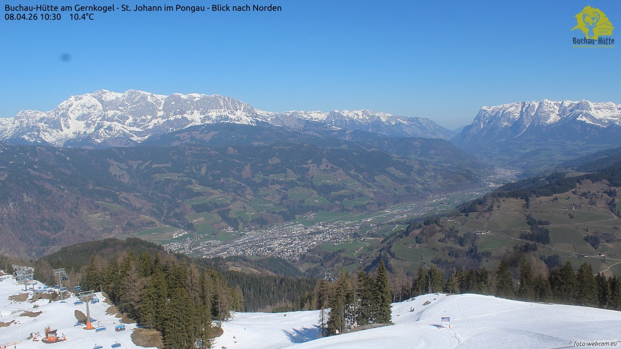 Archived image Webcam Gernkogel - View to the North