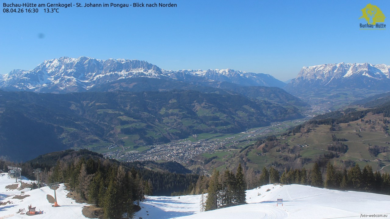 Archived image Webcam Gernkogel - View to the North